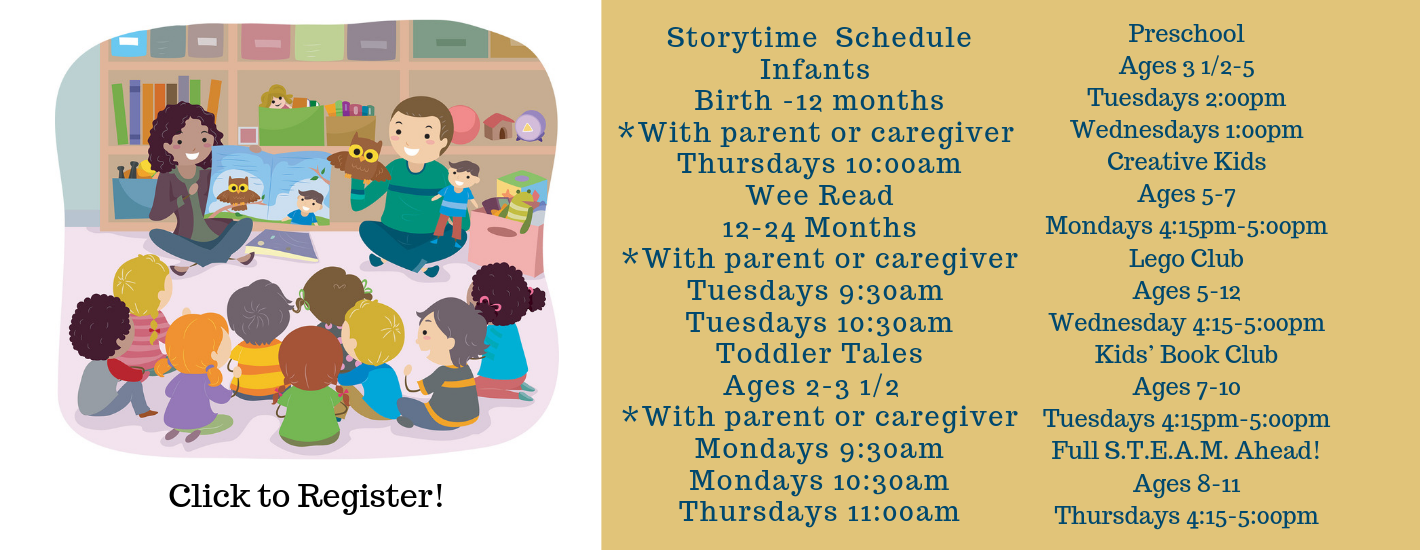 Storytimes & Activities